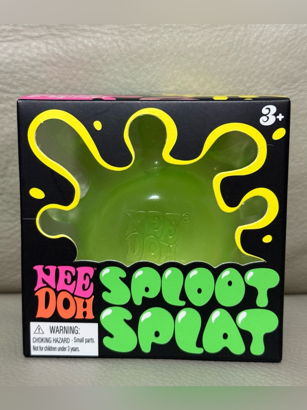 NEW Schylling NeeDoh Sploot Splat GREEN Squishy Fidget Toy Authentic